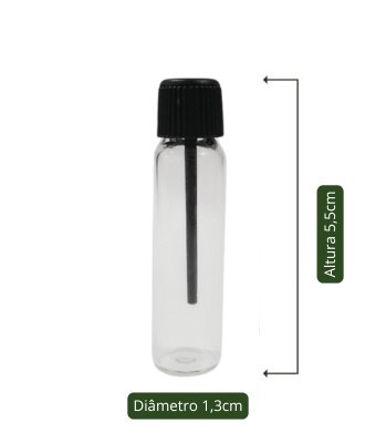 Vidro Provador 4ml com tampa