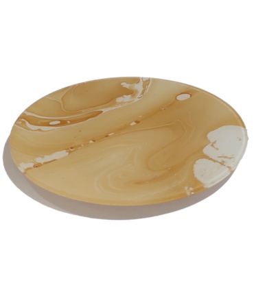 Bandeja Disco Mármore 15cm