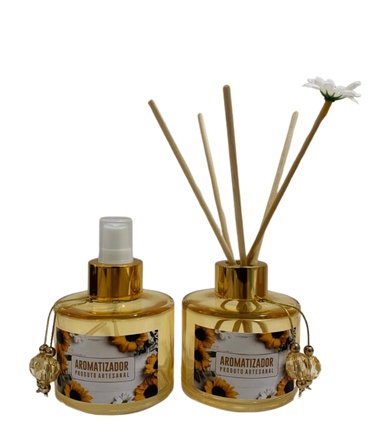 Kit Vidro Picolo Spray/Aromatizador