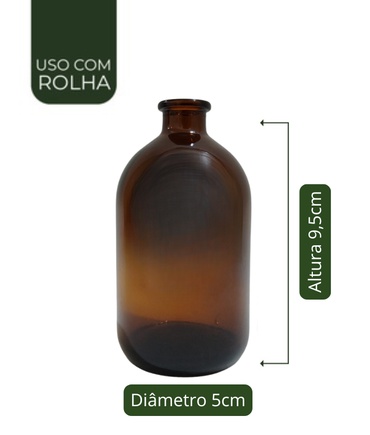 Pote Penicilina âmbar 100ml