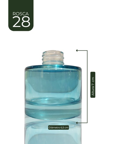 Vidro Picolo Azul 120 ml