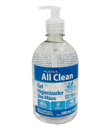 Álcool Gel com Válvula 500ml