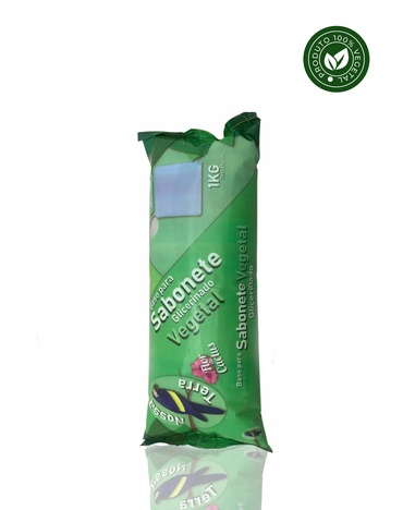 Base Glicerinada Nossa Terra Cactus Vegetal Branca 1 Kg