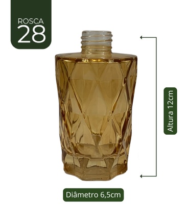 Vidro Paris Âmbar 200ml
