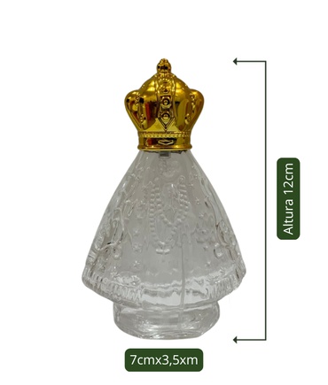 Vidro Spray Santinha Cristal 65 ml