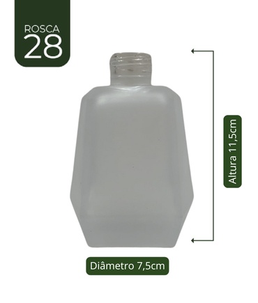 Vidro Munique Jateado 200ml