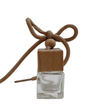 Vidro Porta Essência Cubo c/ tampa 10ml