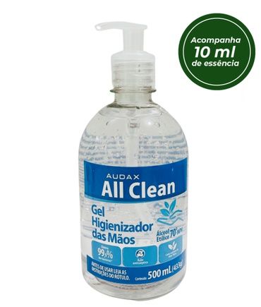 Álcool Gel com Válvula - Perfumaria 510ml