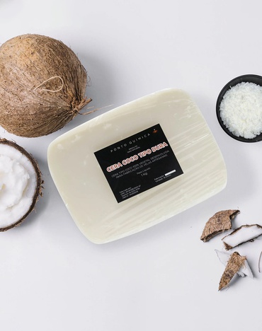 Cera de Côco Tipo Dura 1 Kg