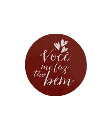 Etiqueta "Você me faz tão bem"