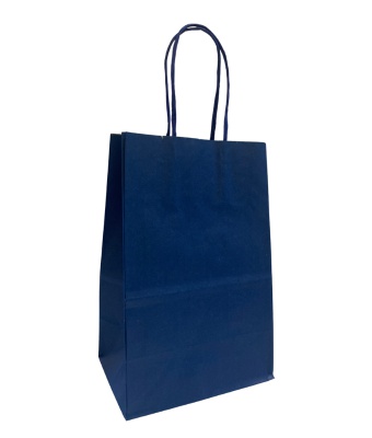 Sacola Kraft Azul