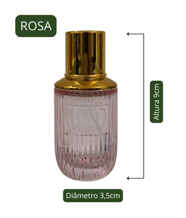Vidro Spray Color Canelado 30ml