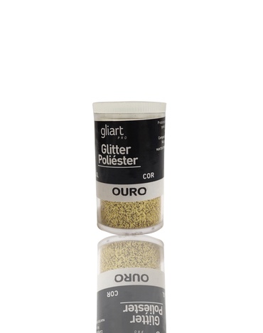 Glitter Poliéster Ouro 5g